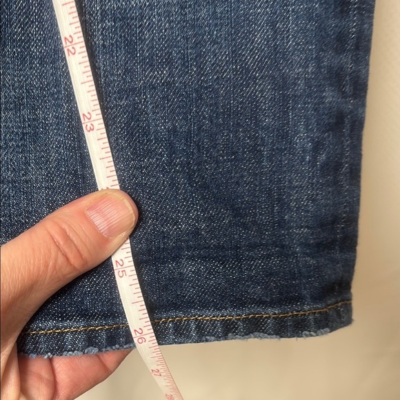 William Rast Blue Boyfriend Jeans with Distressed Details - Picture 7 of 11